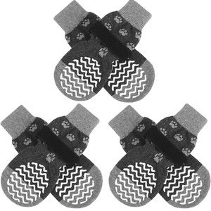 New 🦮3-Pairs Anti-Slip Dog Socks - Double Side Large Coverage Non-Slip So Cute